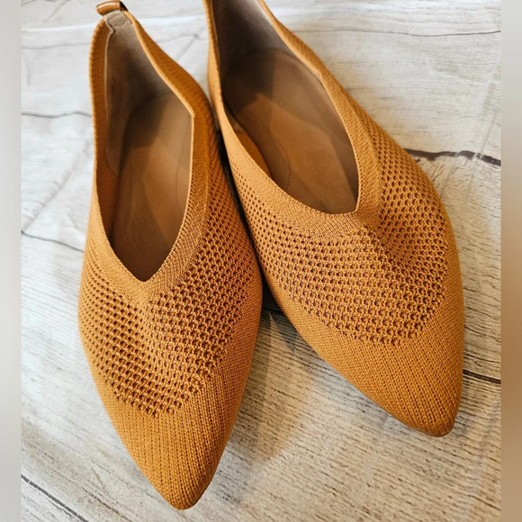Everlane Women’s •Size 10.5• The 40 Hour Flat Pointed Toe Shoes Comfort Toffee - Picture 8 of 11